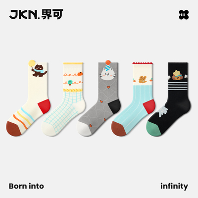 JKN袜子女2026新款爆款春夏中筒
