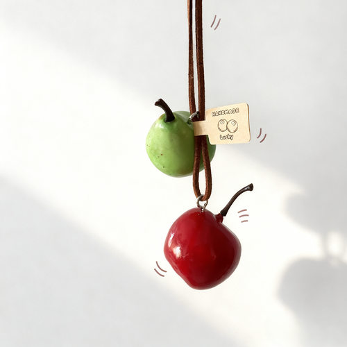 圣诞苹果车挂汽车内饰后视镜挂件挂饰创意减压挂饰车载摆件装饰