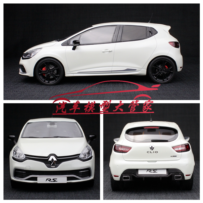 otto118树脂雷诺rsclio限量车模