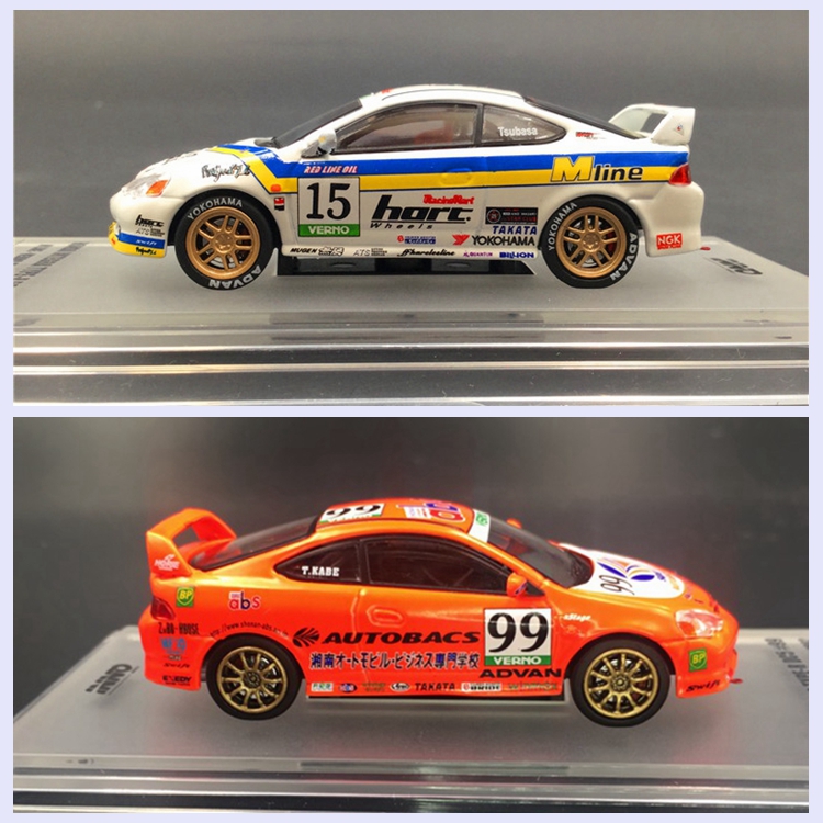 INNO 1:64 本田 INTEGRA TYPE R DC5 #15 #99 花车合金汽车模型