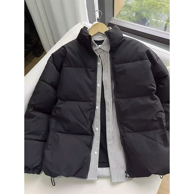 纯色短款棉服男款冬季防风