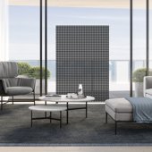 室内户外屏风装 饰隐私围栏镀锌钢可移动围栏板花园庭院客厅隔断