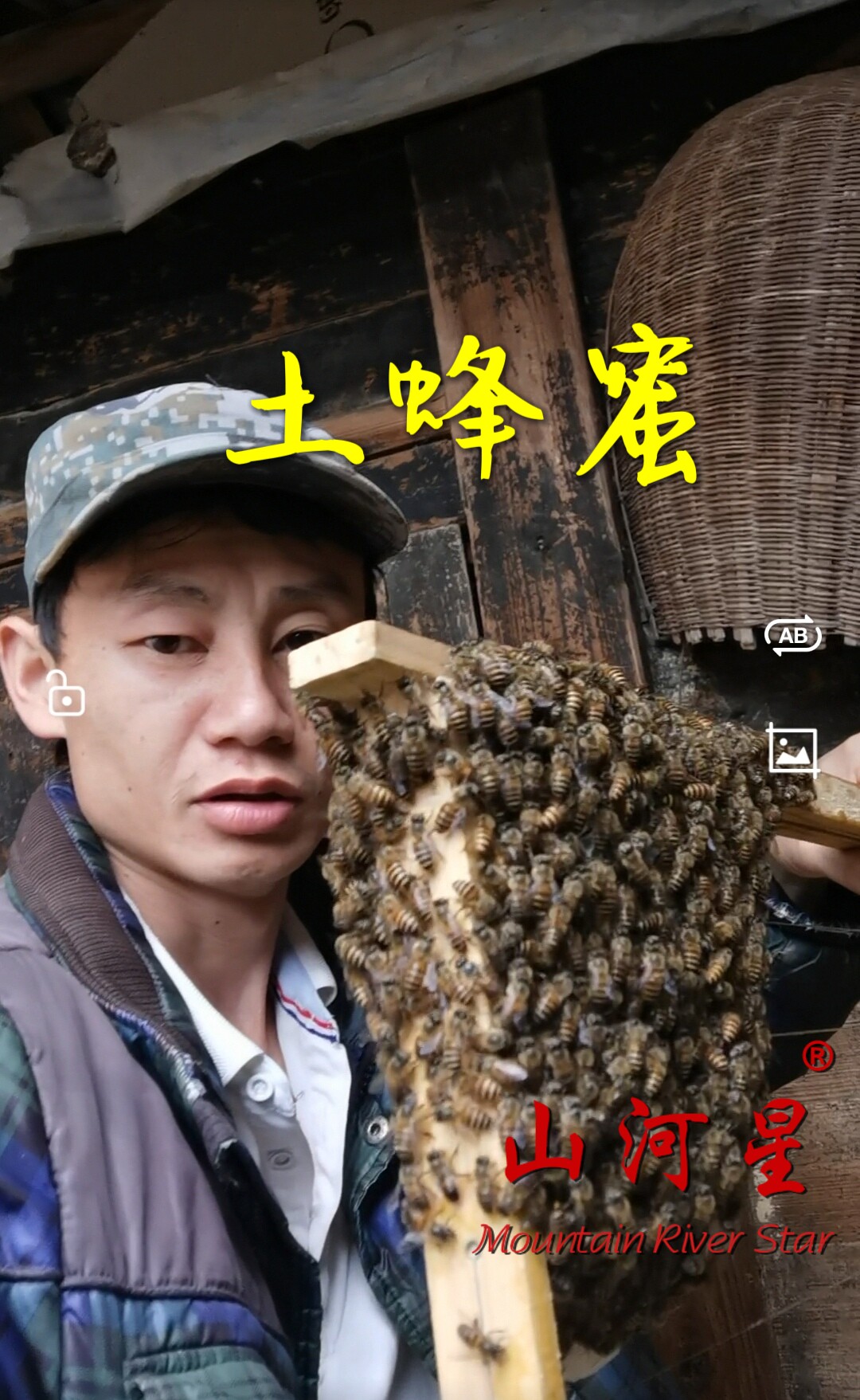 山河星福建农村土蜂蜜纯蜜野生新蜜百花蜜原蜜山林蜜糖蜂巢蜜1斤