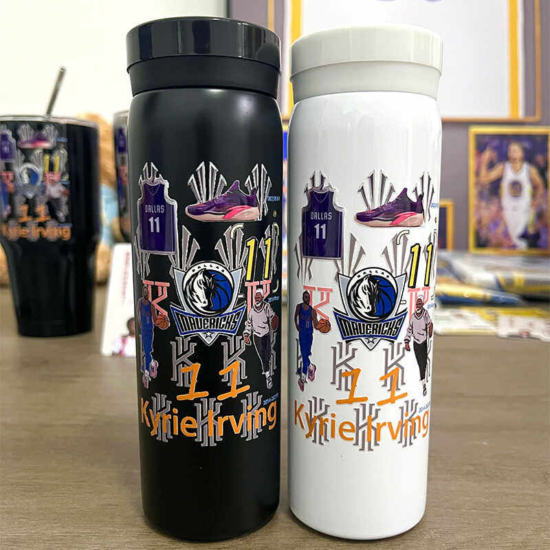 欧文保温杯 原创设计300ML水杯篮球运动周边纪念品个性水杯子学生