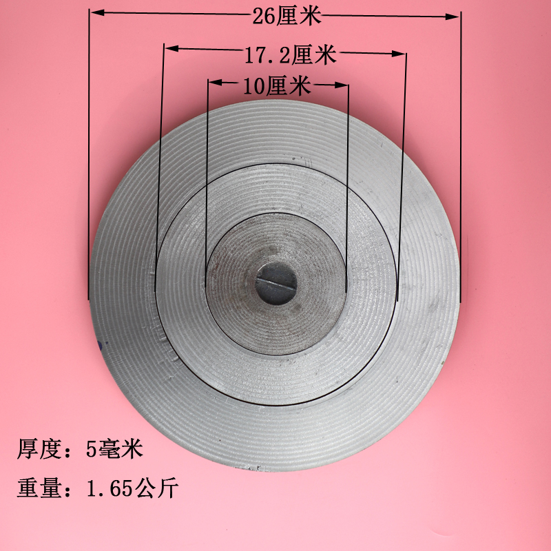 烤火炉配件中间小盖子铸铁气化回风炉配件封火盖耐烧生铁加厚三套