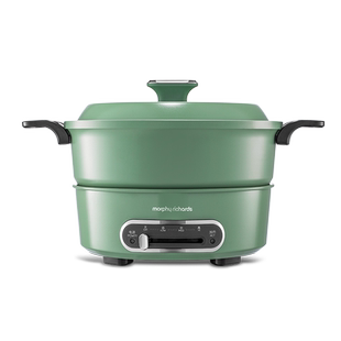 【直播】摩飞电热火锅家用分体式鸳鸯涮煮烤焖炒电煮多功能轻煮锅