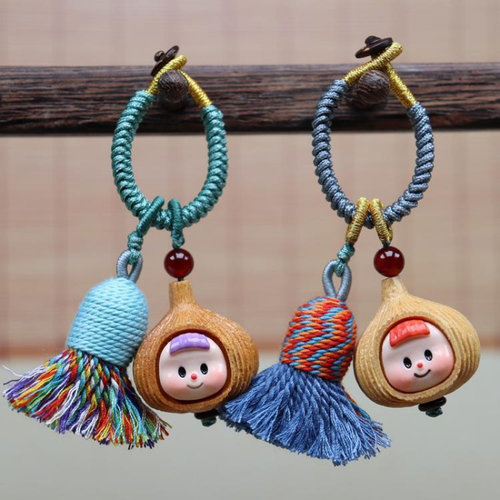 芭比檀木可爱板栗多妹大蒜挂件小