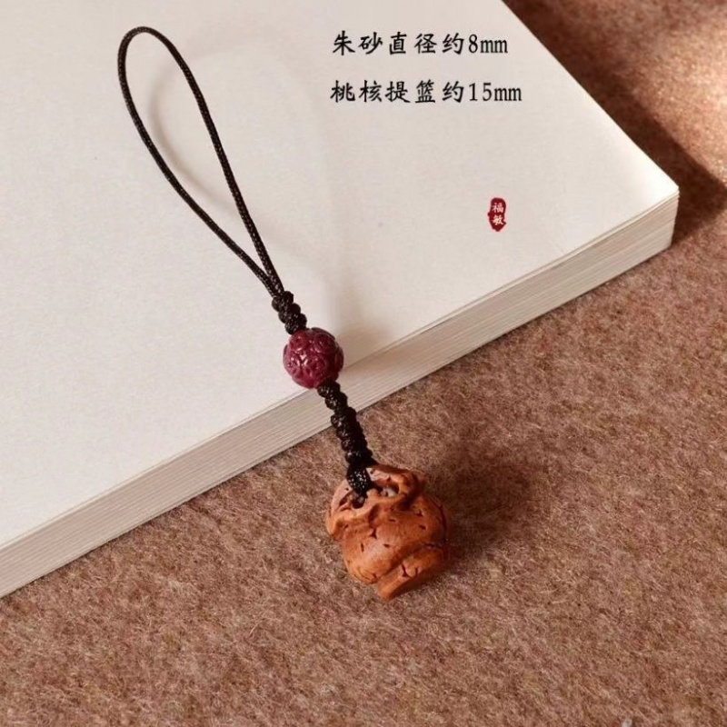 桃核手机挂件桃木链宝宝挂件成人