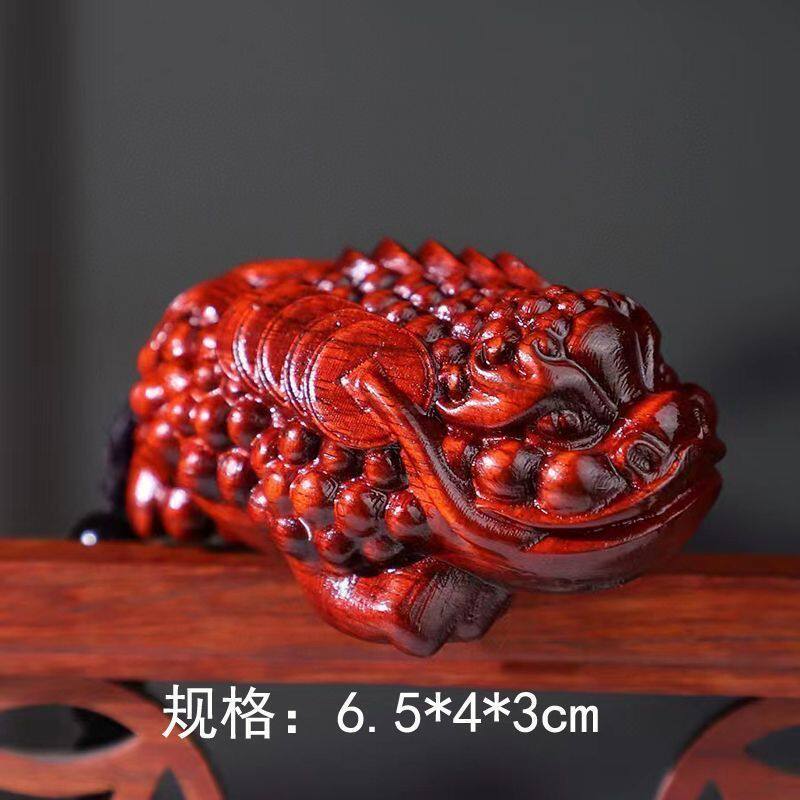 紫檀木文玩高端招财手把件貔貅财神爷把把胡吊坠挂件木雕实木摆件