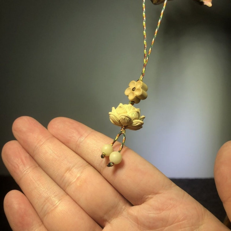 莲花楼周边桃木书包挂件钥匙挂件
