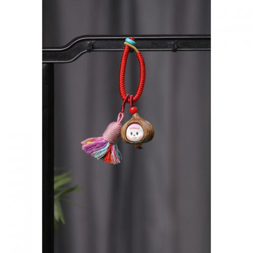 芭比檀木可爱板栗多妹大蒜挂件小