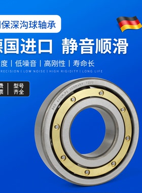 德国BKD进口轴承6318M·P5 C3铜保持架6319高速深沟球轴承大全