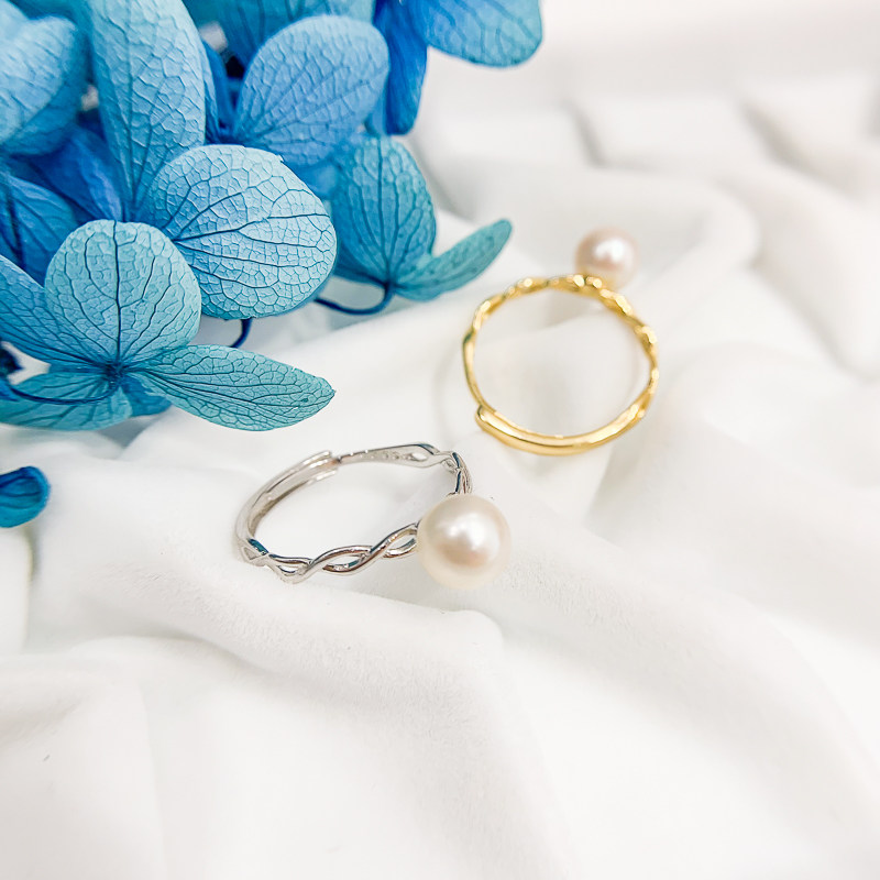 diy镂空交叉款开口指环玉石戒子