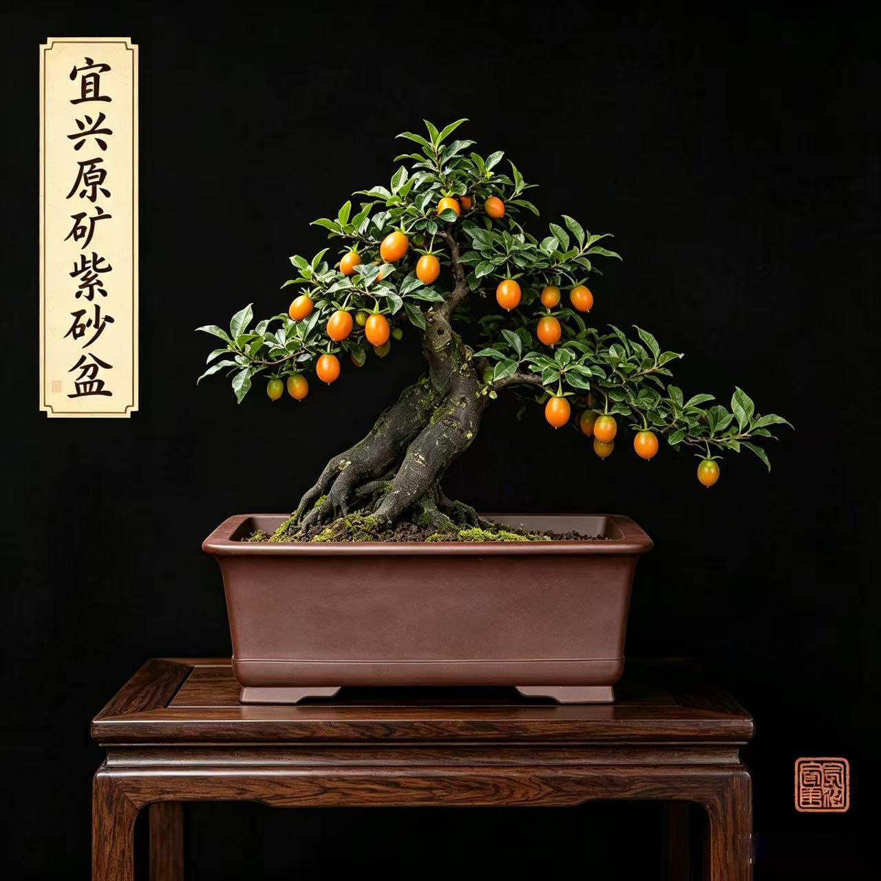 宜兴特大紫砂马槽花盆加深设计 长方形盆景专用古典风格竹紫砂盆