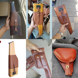 乖巧虎c96木枪盒54式毛瑟驳壳枪64式92式勃朗宁王八盒子牛皮套