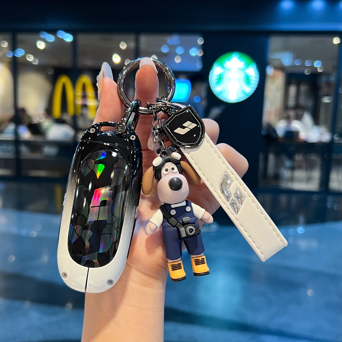 新款适用理想L9L8L7L6钥匙套车包mega保护壳l9高档l8金属l7扣炫彩