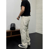 裤 四季 机能风可调节直筒裤 SOS弯刀立裁拼接工装 简约透气休闲长裤
