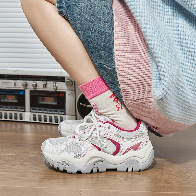 玛速主义2025新款ins潮厚底老爹鞋女夏轻便透气运动鞋小众休闲鞋