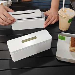 长方形白色曲奇饼干铁盒烘焙磅蛋糕布列塔尼酥饼白托饼干伴手礼盒