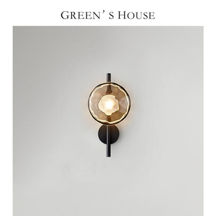 灯饰 壁灯 设计师款 HOUSE 创意 简约现代 home 墙壁 GREEN 玻璃