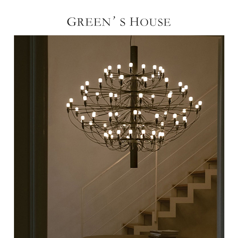 GREEN HOUSE home*灯饰【FL0S 2097】设计师款别墅客厅挑高楼吊灯