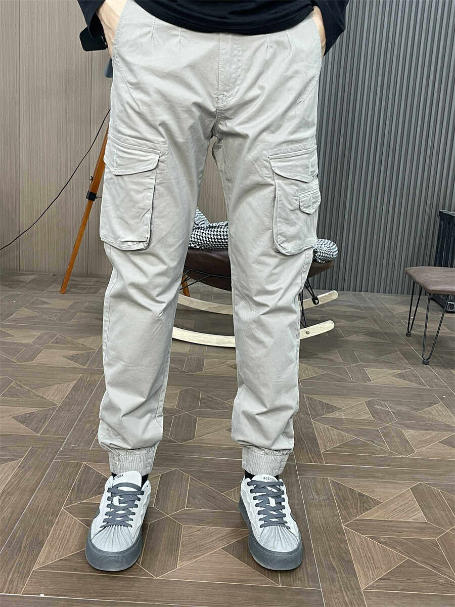 多袋迷彩男士休闲宽松长裤裤子