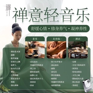 国风轻音乐无损u盘五音疗愈古筝琵琶茶室专用音响静心歌曲usb