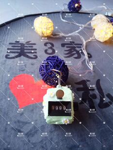 民航空姐数客器乘务员计数器小雏菊钩针编织点数器