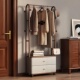 白蜡木大衣服架落地卧室实木客厅挂衣架简约家用新中式 挂包衣帽架