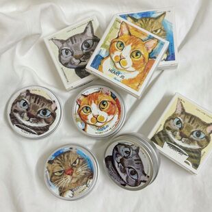 超可爱!HEART JO淡定猫香氛护手霜修护滋润保湿秋冬不油腻防干裂