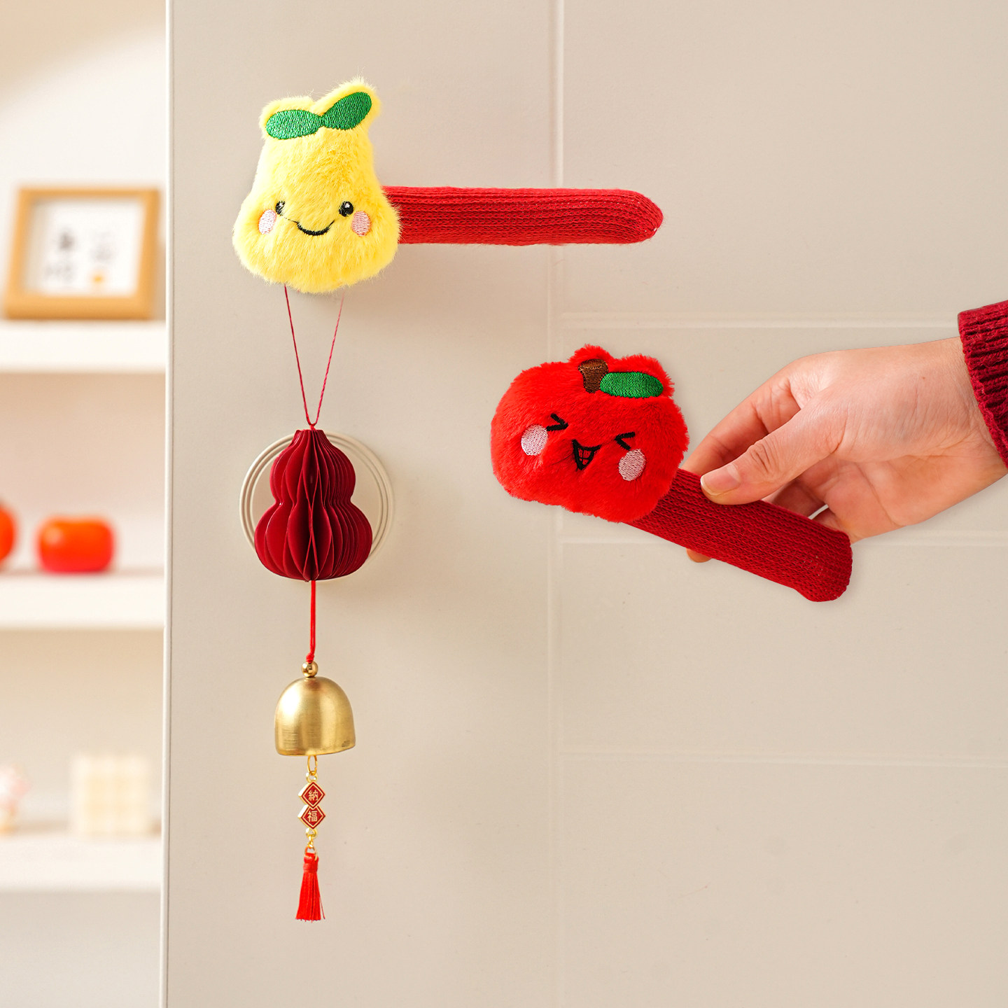 2026新款新年装饰挂件马年挂饰过年门把手保护套春节氛围装饰布置,节庆用品/礼品,挂饰/生肖挂饰,淘宝优惠券,粉丝福利购,淘宝优惠卷