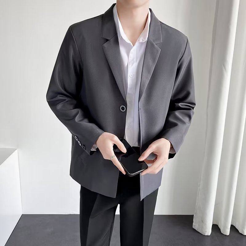 休闲外套黑色男小西装上衣西服西装男生潮牌韩版潮流春秋单西商务,男装,西服,淘宝优惠券,粉丝福利购,淘宝优惠卷