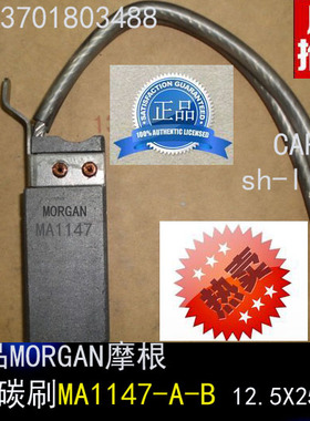接地碳刷MA1147-A-B 12.5X25X64MMCD01永济发电机电刷12.5*25*64