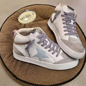 AP姐姐街头潮搭百搭好穿五角星板鞋 脏脏鞋 跟高3cm