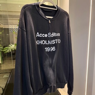 两色字母外套深灰 新款 BARRIFAIT