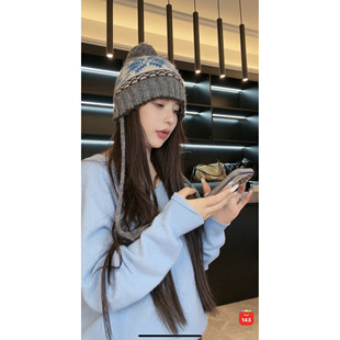 提花针织护耳帽 设计款 BARRIFAIT