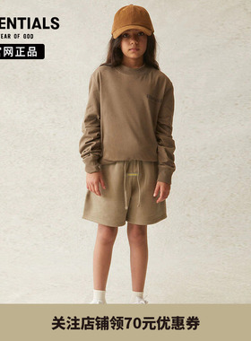 【特价专区】 Fear Of God Essentials 童装潮牌圆领长袖T恤