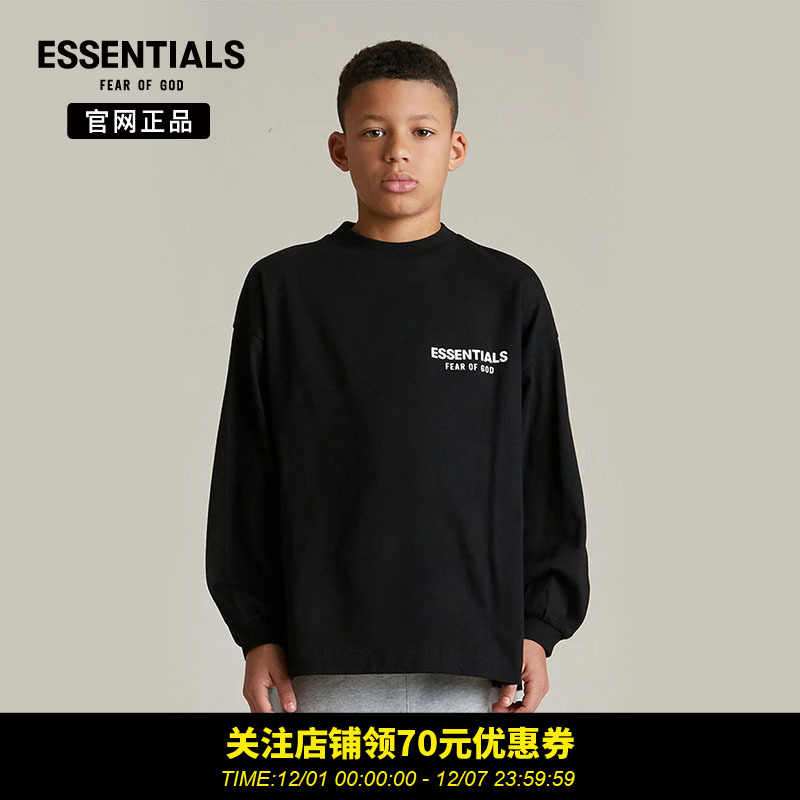 foglogo印花潮流圆领长袖T恤