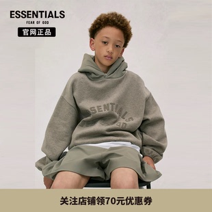 God Fear Essentials儿童大logo休闲连帽卫衣 24年新款