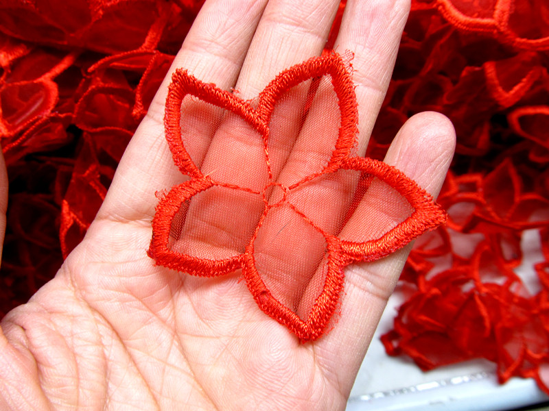 手工刺绣网纱花边处理2.8元50朵超漂亮透明纱绣DIY花朵辅料|ruв категории домашний ткань, швейная diy материалов, инструментов и готовой продукции, швейная diy аксессуары/аксессуары/аксессуары, бусы/алмаз/цветы и другие аксессуары - от Buy2taobao.com для оказания профессиональной услуги покупки агента Taobao