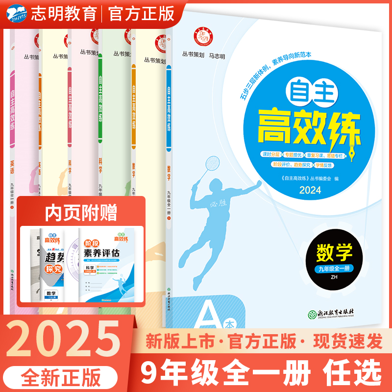 自主高效练九年级全一册任选