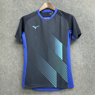 V领T恤P2MA0041 原398 男子运动短袖 Mizuno美津浓