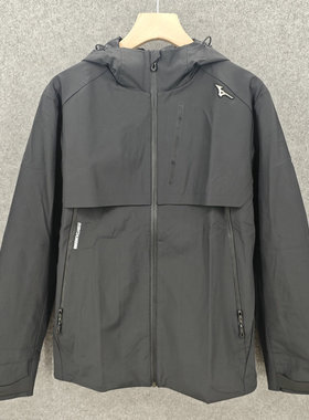 Mizuno美津浓  男子运动防水防风连帽梭织外套K2CE15A1 原1298