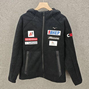 Mizuno美津浓 男女运动摇粒绒舒适拉链开衫外套32YE9670 原1498