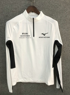 Mizuno美津浓 男子运动凉感舒适弹力长袖T恤J2CA31PA 原498
