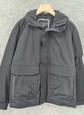 Mizuno美津浓 男子防水连帽羽绒服K2CN15AB 原1498