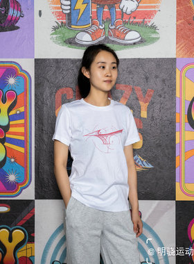 Mizuno美津浓 女子纯棉圆领舒适针织短袖T恤K2CAC303 原238