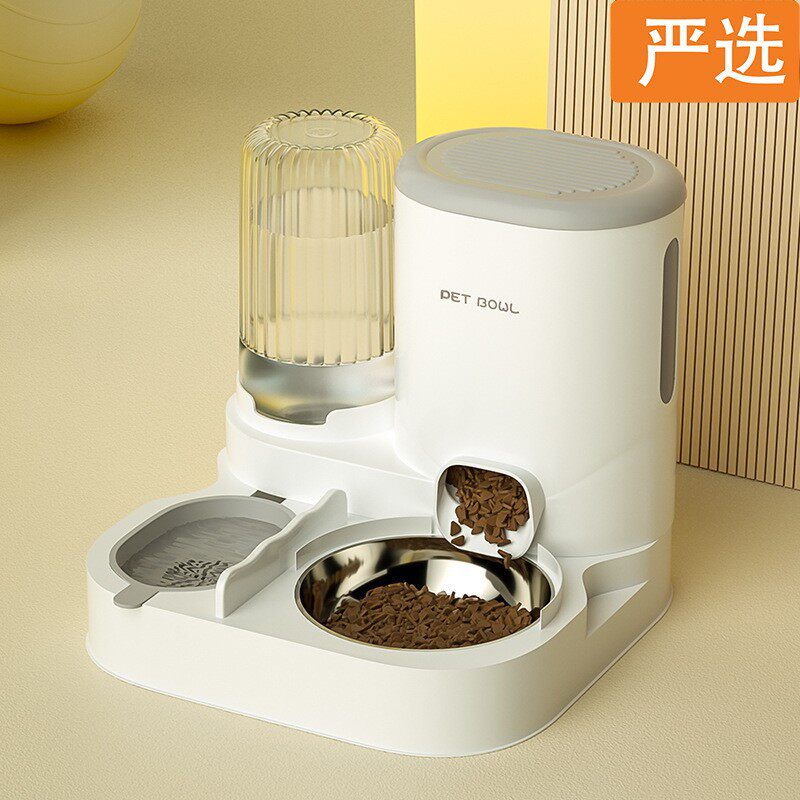 自动饮水喂食器干湿一体两用宠物猫碗狗狗食盆吃饭喝水宠物用品