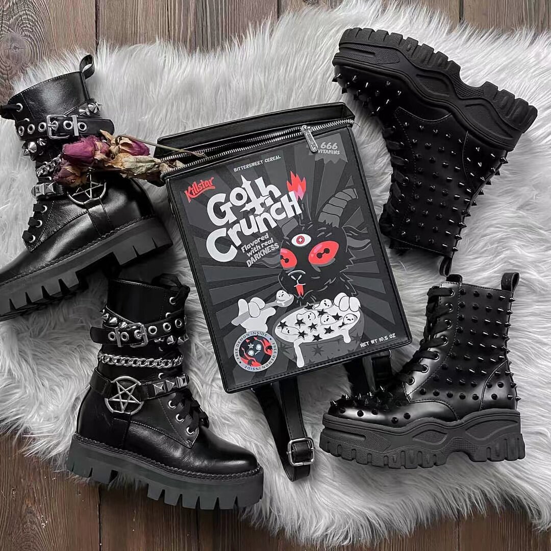 Killstar斜挎方包哥特斜挎包