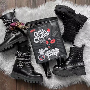 【Killstar】非现货 暗黑系哥特风黑色哥特单肩斜挎方包